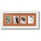 ArtToFrames Collage Photo Picture Frame with 4 - 2.5x3.5 inch Openings, Framed in White with Over 62 Mat Color Options and Regular Glass (CSM-3966-20)
